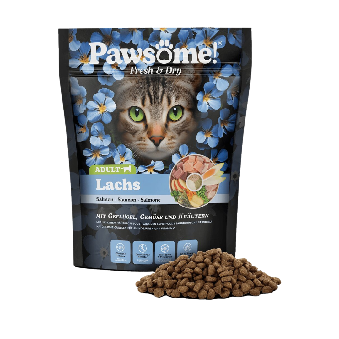 Pawsome! Fresh & Dry Adult Lachs s lososem 750 g